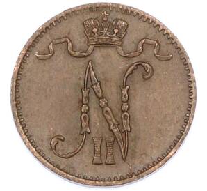 1 пенни 1907 года Русская Финляндия — Фото №2