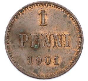 1 пенни 1901 года Русская Финляндия — Фото №1