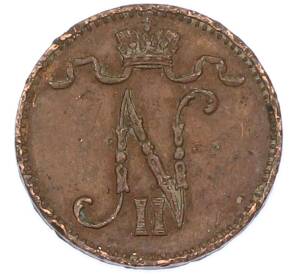 1 пенни 1909 года Русская Финляндия — Фото №2