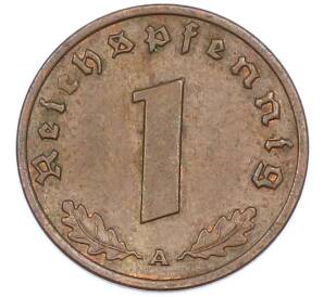 1 рейхспфенниг 1939 года A Германия — Фото №2