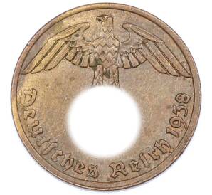 1 рейхспфенниг 1938 года A Германия — Фото №1