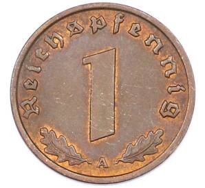 1 рейхспфенниг 1938 года A Германия — Фото №2