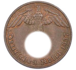 1 рейхспфенниг 1937 года D Германия — Фото №1