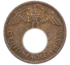 1 рейхспфенниг 1939 года G Германия — Фото №1