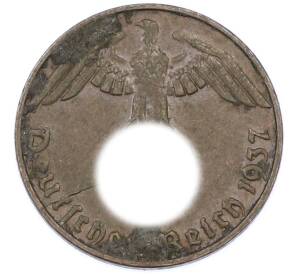 1 рейхспфенниг 1937 года D Германия — Фото №1