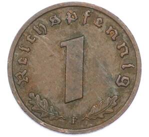 1 рейхспфенниг 1937 года F Германия — Фото №2