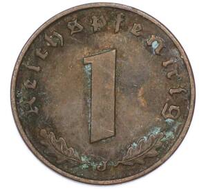 1 рейхспфенниг 1938 года J Германия — Фото №2