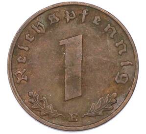 1 рейхспфенниг 1938 года E Германия — Фото №2