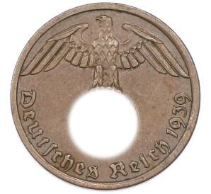 1 рейхспфенниг 1939 года A Германия — Фото №1