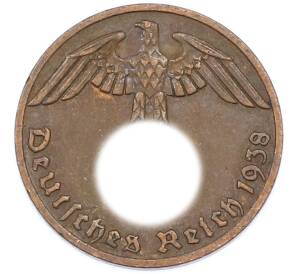 1 рейхспфенниг 1938 года F Германия — Фото №1