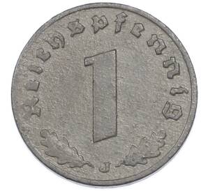 1 рейхспфенниг 1942 года J Германия — Фото №2