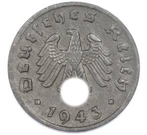 1 рейхспфенниг 1943 года D Германия — Фото №1