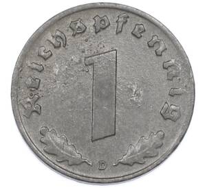 1 рейхспфенниг 1943 года D Германия — Фото №2