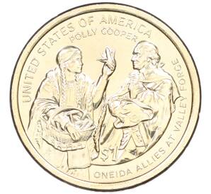 1 доллар 2026 года (D) США «Коренные Американцы (Сакагавея) — Полли Купер» — Фото №1
