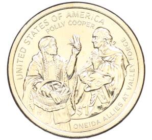 1 доллар 2026 года (D) США «Коренные Американцы (Сакагавея) — Полли Купер» — Фото №1