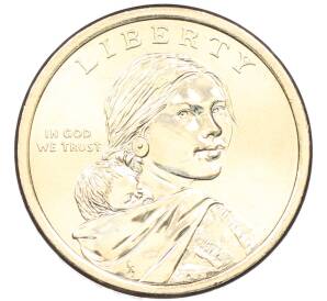 1 доллар 2026 года (D) США «Коренные Американцы (Сакагавея) — Полли Купер» — Фото №2