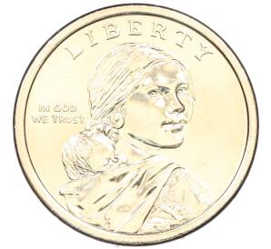 1 доллар 2026 года (D) США «Коренные Американцы (Сакагавея) — Полли Купер» — Фото №2