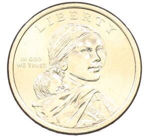 1 доллар 2026 года (D) США «Коренные Американцы (Сакагавея) — Полли Купер» — Фото №2