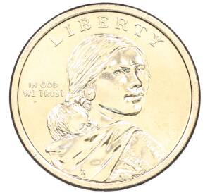 1 доллар 2026 года (D) США «Коренные Американцы (Сакагавея) — Полли Купер» — Фото №2