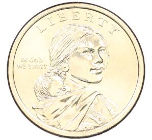 1 доллар 2026 года (D) США «Коренные Американцы (Сакагавея) — Полли Купер» — Фото №2