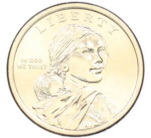 1 доллар 2026 года (D) США «Коренные Американцы (Сакагавея) — Полли Купер» — Фото №2
