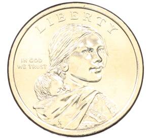 1 доллар 2026 года (D) США «Коренные Американцы (Сакагавея) — Полли Купер» — Фото №2