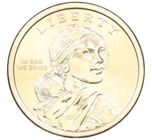 1 доллар 2026 года (D) США «Коренные Американцы (Сакагавея) — Полли Купер» — Фото №2