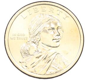 1 доллар 2026 года (D) США «Коренные Американцы (Сакагавея) — Полли Купер» — Фото №2