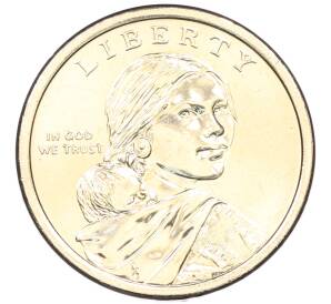 1 доллар 2026 года (D) США «Коренные Американцы (Сакагавея) — Полли Купер» — Фото №2