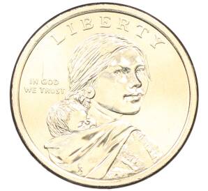 1 доллар 2026 года (D) США «Коренные Американцы (Сакагавея) — Полли Купер» — Фото №2