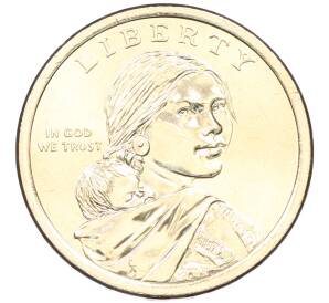 1 доллар 2026 года (D) США «Коренные Американцы (Сакагавея) — Полли Купер» — Фото №2