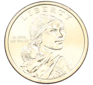 1 доллар 2026 года (P) США «Коренные Американцы (Сакагавея) — Полли Купер» — Фото №2