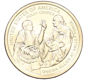 1 доллар 2026 года (P) США «Коренные Американцы (Сакагавея) — Полли Купер» — Фото №1