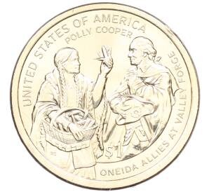 1 доллар 2026 года (P) США «Коренные Американцы (Сакагавея) — Полли Купер» — Фото №1