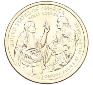 1 доллар 2026 года (P) США «Коренные Американцы (Сакагавея) — Полли Купер» — Фото №1