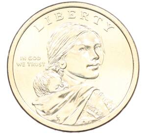 1 доллар 2026 года (P) США «Коренные Американцы (Сакагавея) — Полли Купер» — Фото №2