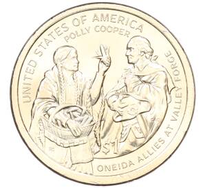 1 доллар 2026 года (P) США «Коренные Американцы (Сакагавея) — Полли Купер» — Фото №1