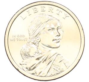 1 доллар 2026 года (P) США «Коренные Американцы (Сакагавея) — Полли Купер» — Фото №2