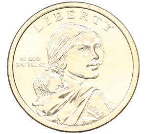 1 доллар 2026 года (P) США «Коренные Американцы (Сакагавея) — Полли Купер» — Фото №2