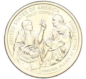 1 доллар 2026 года (P) США «Коренные Американцы (Сакагавея) — Полли Купер» — Фото №1