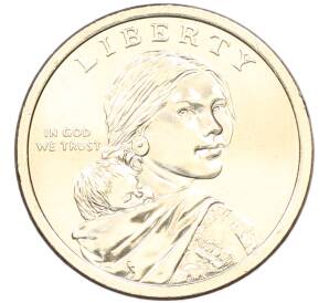 1 доллар 2026 года (P) США «Коренные Американцы (Сакагавея) — Полли Купер» — Фото №2