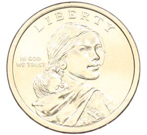 1 доллар 2026 года (P) США «Коренные Американцы (Сакагавея) — Полли Купер» — Фото №2