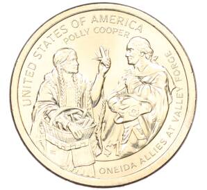 1 доллар 2026 года (P) США «Коренные Американцы (Сакагавея) — Полли Купер» — Фото №1