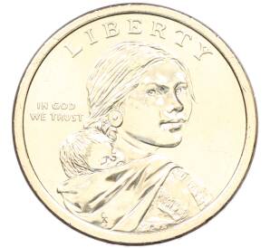 1 доллар 2026 года (P) США «Коренные Американцы (Сакагавея) — Полли Купер» — Фото №2