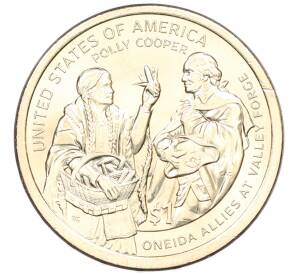 1 доллар 2026 года (P) США «Коренные Американцы (Сакагавея) — Полли Купер» — Фото №1