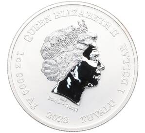 1 доллар 2023 года Тувалу «Боги Олимпа — Артемида» — Фото №2