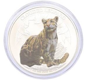 3000 риелей 2023 года Камбоджа «Дымчатый леопард» (Цветное покрытие) — Фото №1