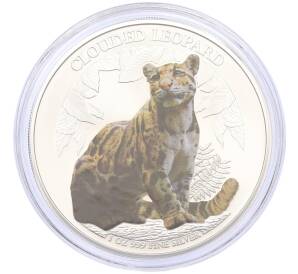 3000 риелей 2023 года Камбоджа «Дымчатый леопард» (Цветное покрытие) — Фото №1