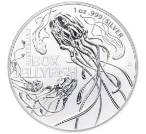 1 доллар 2023 года Австралия «Самая опасная в Австралии — Австралийская коробчатая медуза» — Фото №1