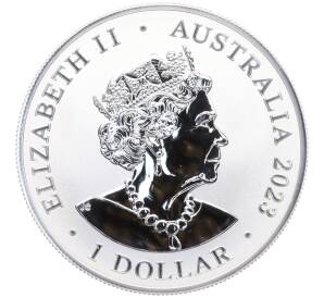 1 доллар 2023 года Австралия «Самая опасная в Австралии — Австралийская коробчатая медуза» — Фото №2